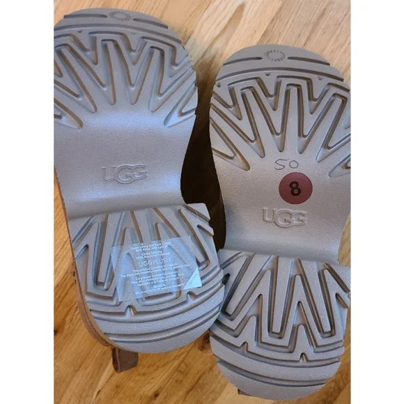 🆕️ UGG The Classic Ultra Mini New Heights Boot Size 8 Chesnut - Picture 9 of 16